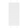 Plisovaná roleta bílá 65x100 cm Šířka látky 64,4 cm Polyester 4015476