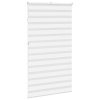 Zebra roleta bílá 130x230 cm šířka látky 125,9 cm polyester 4014813