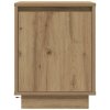 Noční skříňka s LED osvětlením Řemeslnický dub 38x34x50 cm 861281