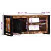 TV skříňka 80x30x35 cm masivní regenerované dřevo 4013592