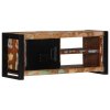 TV skříňka 80x30x35 cm masivní regenerované dřevo 4013592