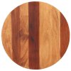 Stolní deska masivní akáciové dřevo kulatá 25–27 mm 60 cm 285974