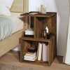Noční stolky 2 ks kouřový dub 35 x 35 x 55 cm kompozitní dřevo 815184