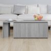 Konferenční stolek šedý sonoma 150x50x35 cm kompozitní dřevo 815469