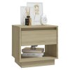 Noční stolky 2 ks dub sonoma 45 x 34 x 44 cm kompozitní dřevo 809519