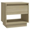 Noční stolky 2 ks dub sonoma 45 x 34 x 44 cm kompozitní dřevo 809519