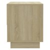 Noční stolky 2 ks dub sonoma 45 x 34 x 44 cm kompozitní dřevo 809519