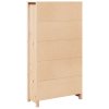 Skříň highboard 80 x 35 x 154 cm masivní borové dřevo 823519
