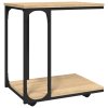 Odkládací stolek na kolečkách dub sonoma 50x35x55,5 cm kompozit 825808