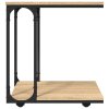 Odkládací stolek na kolečkách dub sonoma 50x35x55,5 cm kompozit 825808