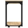 Odkládací stolek na kolečkách dub sonoma 50x35x55,5 cm kompozit 825808