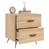 Noční stolky 2 ks dub sonoma 40 x 35 x 47,5 cm kompozitní dřevo 827251