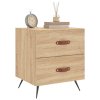 Noční stolky 2 ks dub sonoma 40 x 35 x 47,5 cm kompozitní dřevo 827251