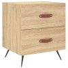 Noční stolky 2 ks dub sonoma 40 x 35 x 47,5 cm kompozitní dřevo 827251