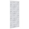Sprchová roleta 80 x 240 cm čtvercový vzor 142847