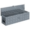 Hliníkový box 80,5 x 22 x 22 cm stříbrný 142937