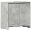 Koupelnová skříňka betonově šedá 60x33x61 cm kompozitní dřevo 802646