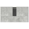 Koupelnová skříňka betonově šedá 60x33x61 cm kompozitní dřevo 802646