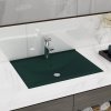 Luxusní umyvadlo otvor na baterii tmavě zelené 60x46cm keramika 147025