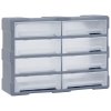 Organizér s 8 velkými zásuvkami 52 x 16 x 37 cm 149600