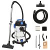 Vysavač na suché a mokré vysávání 1 200 W 30 l stříbrný 152916