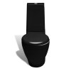 Keramické WC a bidet černé 270567