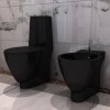 Keramické WC a bidet černé 270567