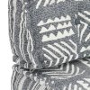 Poduška na pohovku z palet šedá textil patchwork 287718