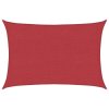 Plachta proti slunci 160 g/m² červená 3 x 4,5 m HDPE 311623