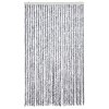 Závěs proti hmyzu bílošedý 118 x 220 cm Chenille 315134