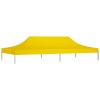 Střecha k party stanu 6 x 3 m žlutá 270 g/m² 315335