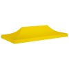 Střecha k party stanu 6 x 3 m žlutá 270 g/m² 315335