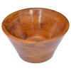 Umývadlo masivní teak Φ40 x 20 cm 326161