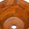 Umývadlo masivní teak Φ40 x 20 cm 326161
