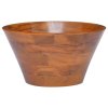 Umývadlo masivní teak Φ40 x 20 cm 326161