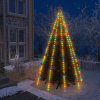 Světelná síť na vánoční stromek 400 barevných LED diod 400 cm 328894