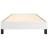Rám postele bílá 100 x 200 cm umělá kůže 346887