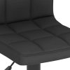 Barové židle 2 ks černé textil 334288