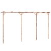Pergola bambus 385 x 40 x 205 cm 341747