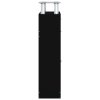 Botník černý 63 x 24 x 104 cm kompozitní dřevo 342564