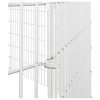 Ohrádka pro zvířata 10 panelů 54 x 100 cm pozinkované železo 171583