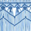 Macramé závěs modrý 140 x 240 cm bavlna 323988