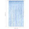 Macramé závěs modrý 140 x 240 cm bavlna 323988