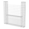 Gabionový koš ve tvaru U pozinkovaná ocel 160 x 20 x 150 cm 142545