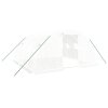 Skleník s ocelovým rámem bílý 16 m² 4 x 4 x 2 m 3188072
