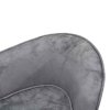 Pohovka pro psy šedá 68 x 38 x 38 cm plyš 170963