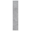 Botník betonově šedý 54 x 34 x 183 cm kompozitní dřevo 800373