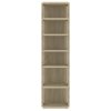 Botník dub sonoma 27,5x27x102 cm kompozitní dřevo 808491