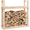 Stojan na dřevo 110 x 35 x 108,5 cm masivní borovice 823857