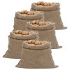 Jutové pytle 5 ks 100 x 110 cm 100% juta 220 g/m² 155781